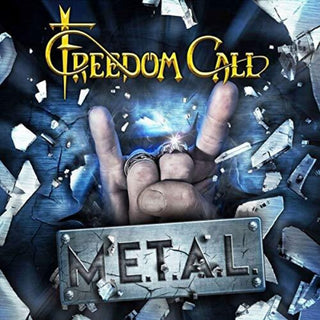 the album cover for Freedom Call - M.e.t.a.l.
