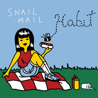 the album cover for Snail Mail - Habit