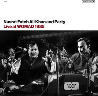 the album cover for Nusrath Khan Fateh Ali - Live At Womad 1985