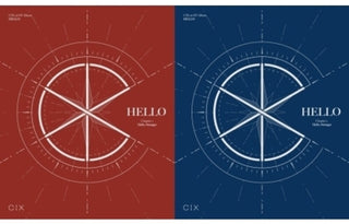 the album cover for Cix - Hello Chapter 1 (Hello Stranger) (Incl. 84pg Photobook, 3 Photocards, Illustration Card + Mini Photobook)