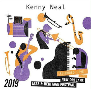 the album cover for Kenny Neal - Live at Jazzfest 2019