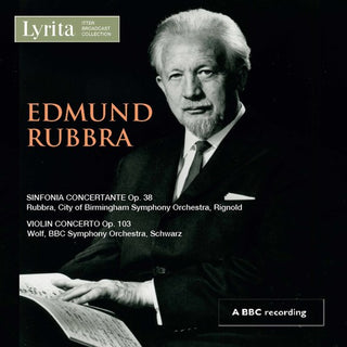 the album cover for Rubbra / Schwarz / Rignold - Sinfonia Concertante 38