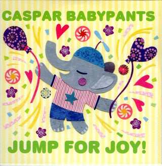the album cover for Caspar Babypants - Jump For Joy!