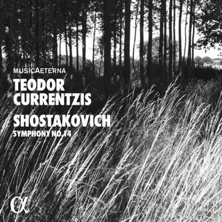 the album cover for Shostakovich / Musicaeterna / Currentzis - Symphony 14