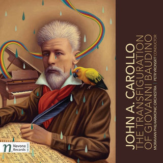 the album cover for Carollo / Moravian Philharmonic Orch / Vronsky - Transfiguration of Giovanni Baudino
