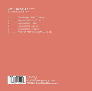 the album cover for Hvoslef / Hvoslef Chamber Music Project - Chamber Works 6