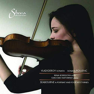 the album cover for Poulenc / Borissova / Battarino - Sonatas
