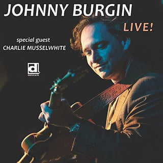 the album cover for Johnny Burgin - Live