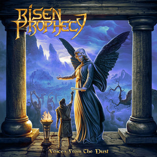 the album cover for Risen Prophecy - Voices From The Dust