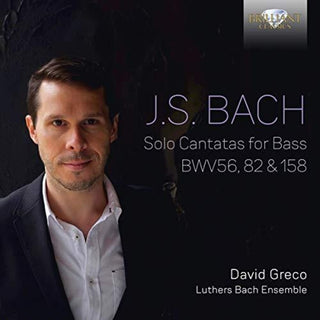 the album cover for J Bach S / Greco - Solo Cantatas for Bass