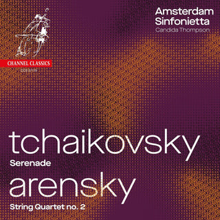 the album cover for Amsterdam Sinfonietta - Serenade / Arensky: String Quartet No.2