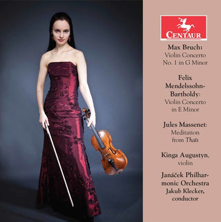 the album cover for Mendelssohn / Augustyn / Klecker - Violin Concertos