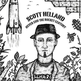 the album cover for Scott Helland - Never End The Rocket Century