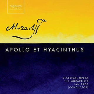 the album cover for Mozart / Classical Opera / Page - Apollo Et Hyacinthus