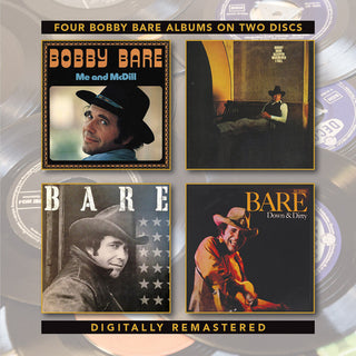 the album cover for Bobby Bare - Me & McDill / Sleeper Wherever I Fall / Bare / Down & Dirty
