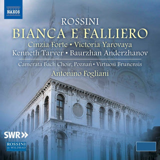 the album cover for Rossini / Brumensis / Fogliani - Bianca E Falliero