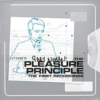 the album cover for Gary Numan - Pleasure Principle - The First Recordings [Colored Vinyl]