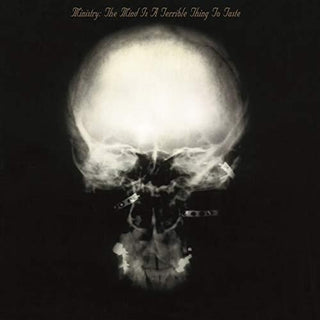 the album cover for Ministry - Mind Is A Terrible Thing To Taste