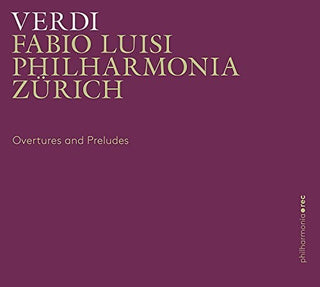 the album cover for Verdi / Zurich - Overtures