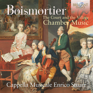 the album cover for Boismortier / Ciuffa - Court & Village