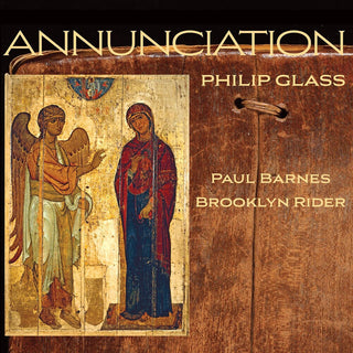 the album cover for Brooklyn Rider - Glass: Annunciation