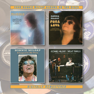 the album cover for Ronnie Milsap - Where My Heart Is / Pure Love / A Legend In My Time / Night Things