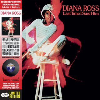 the album cover for Diana Ross - Last Time I Saw Him