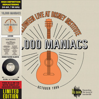 the album cover for 000 10 Maniacs - In Concert - Deluxe Cd-Vinyl Replica (Coll) [Deluxe]