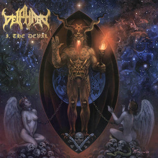 the album cover for Deiphago - I The Devil
