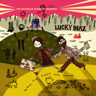 the album cover for Diaz, Lucky & the Family Jam Band - Luckiest Adventure