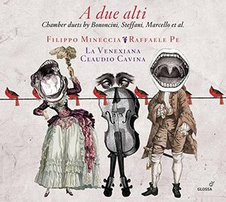 the album cover for Claudio Cavina - Due Alti