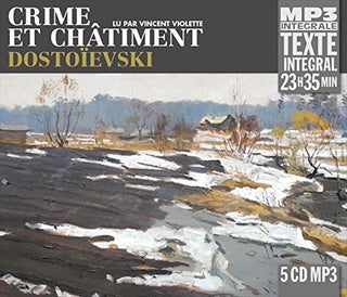 the album cover for Vincent Violette - Crime Et Chatiment, Lu Par Vincent Violette