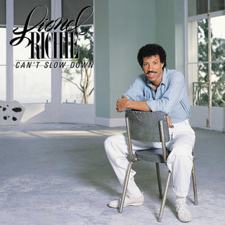 the album cover for Lionel Richie - Can't Slow Down [Reissue]