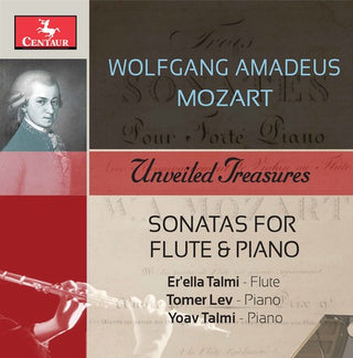 the album cover for Mozart / Talmi / Lev - Sonatas for Flute & Piano
