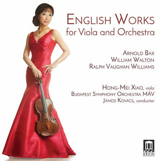 the album cover for Hong-Mei Xiao - English Works for Viola & Orchestra