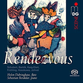 the album cover for Schubert / J Bach S / Bartok - Rendezvous
