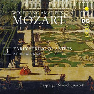 the album cover for Mozart / Leipzig String Quartet - Early String Quartets 3