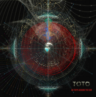 the album cover for Toto - Greatest Hits - 40 Trips Around The Sun