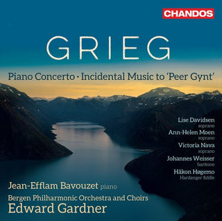 the album cover for Bergen Philharmonic Orchestra - Piano Concerto
