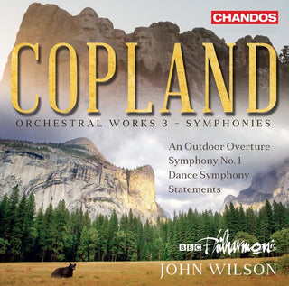 the album cover for Copl& / Bbc Philharmonic Orch / Wilson - Orchestral Works