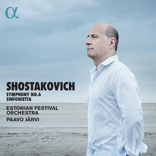 the album cover for Shostakovich / Estonian Festival Orch / Metsamart - Symphony 6