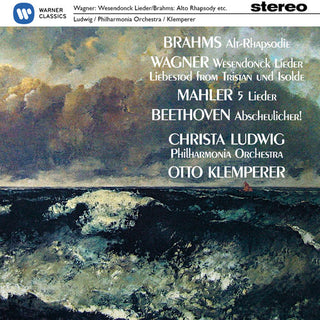 the album cover for Christa Ludwig / Klemperer,Otto - Brahms: Alt-rhapsodie/ Wagner: Wesendonck-lieder