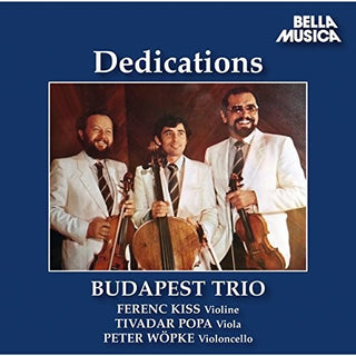 the album cover for Acker / Budapest Trio / Wopke - Dedications