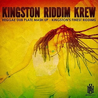 the album cover for Kingston Riddim Krew - Reggae Dub Plate Mash Up - Kingston's Finest Riddims