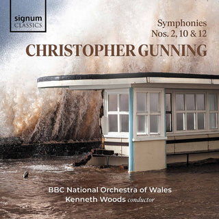 the album cover for Gunning / Bbc National Orchestra Of Wales / Woods - Symphonies 2 / 10 & 12