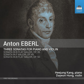 the album cover for Heejung Kang - Three Sonatas for Piano & Violin