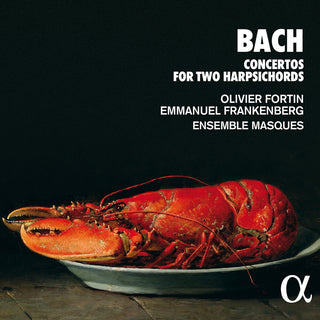 the album cover for J Bach S / Ensemble Masques / Frankenberg - Concertos for Two Harpsichords