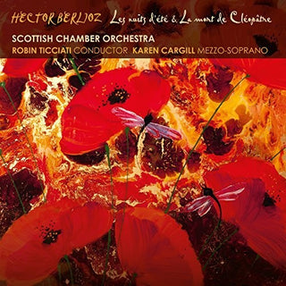 the album cover for Berlioz / Cargill - Les Nuits D'ete / la Mort de Cleopatre