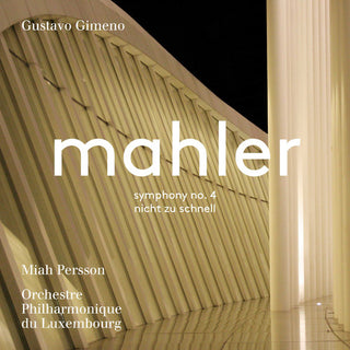 the album cover for Mahler / Matthews / Gimeno - Symphony 4 in G Major & Piano Quartet in a Minor