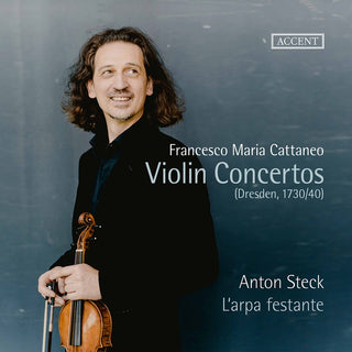 the album cover for Cattaneo / Steck / Larpa Festante - Violin Concertos